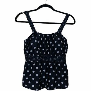 Polka dot swimsuit top
